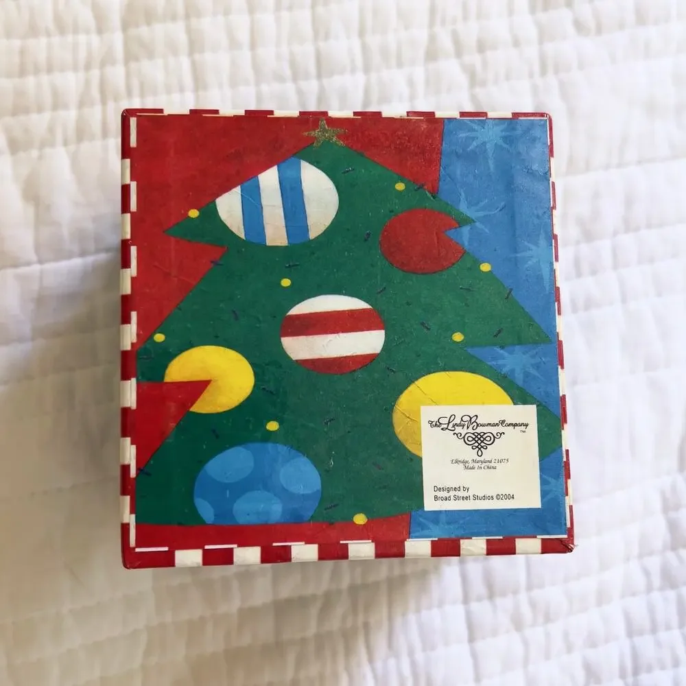 Vintage Whimsical Christmas Gift Box